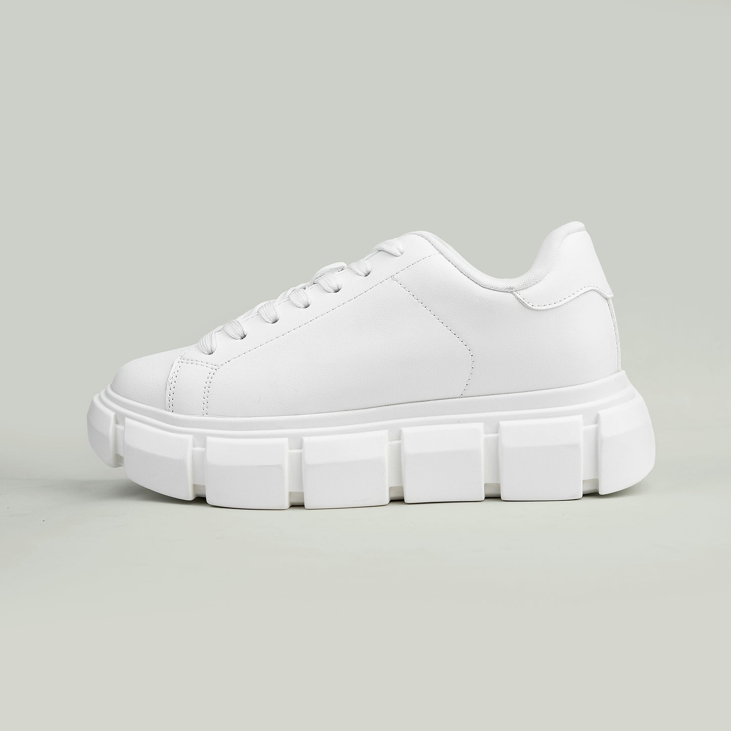 ZARA CHUNKY LACE UP SNEAKERS 2208-520-white
