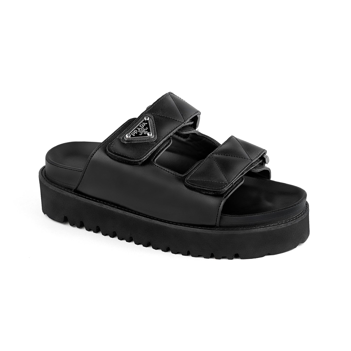 Prada Leather Slides