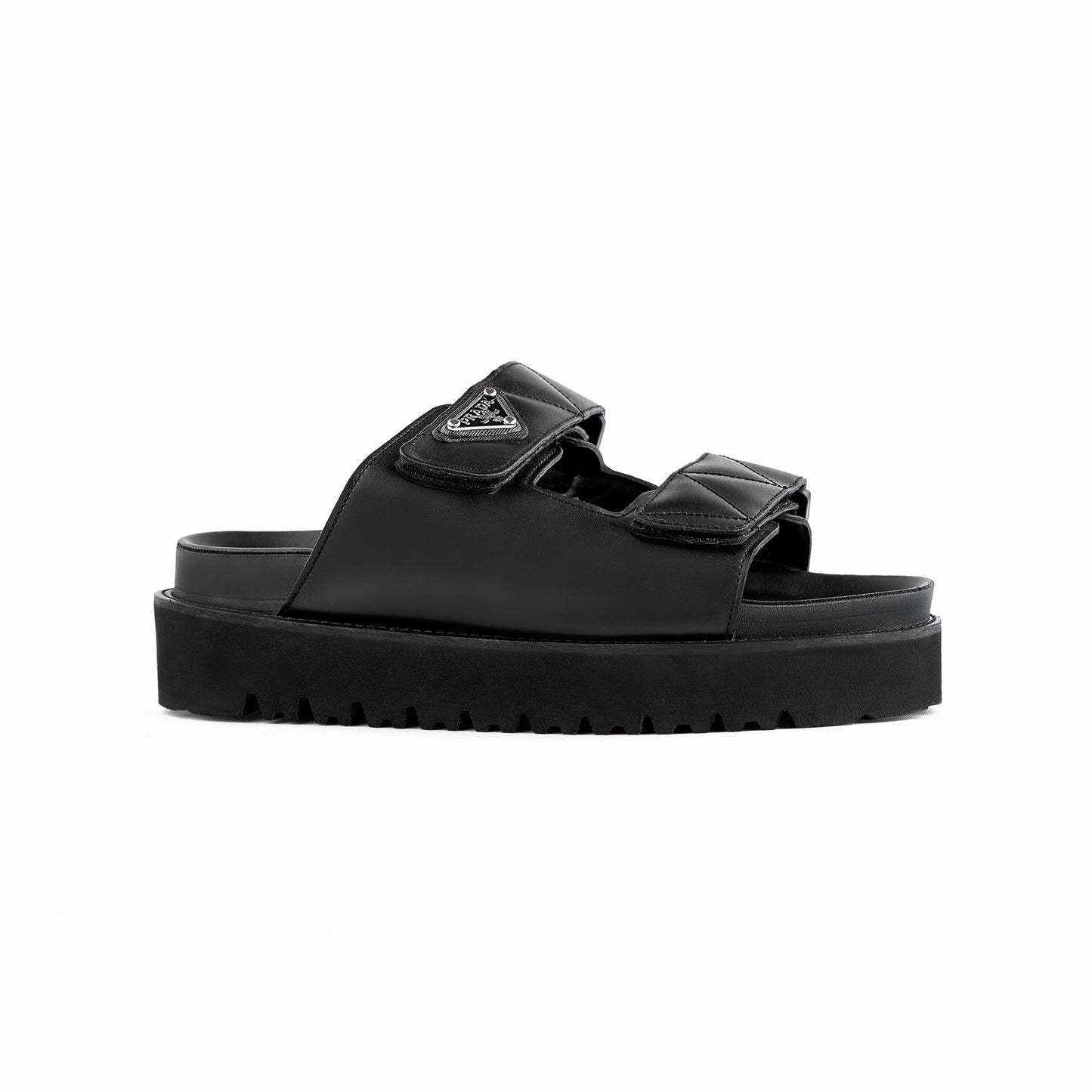 Prada Leather Slides