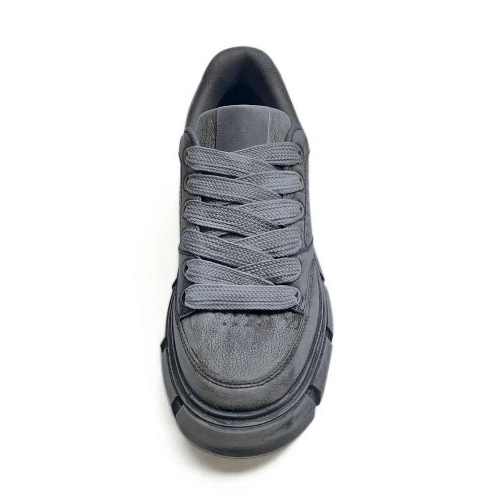 ZARA CHUNKY LACE UP SNEAKERS 2449-420-GRY