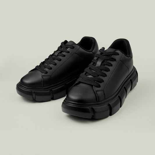 ZARA CHUNKY LACE UP SNEAKERS 2208-520-BLK