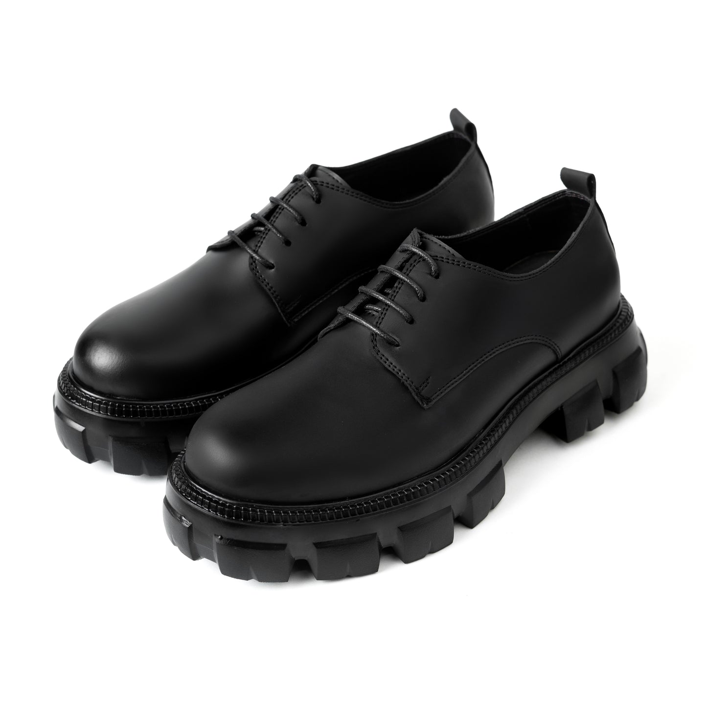 Matte Black Chunky Shoes