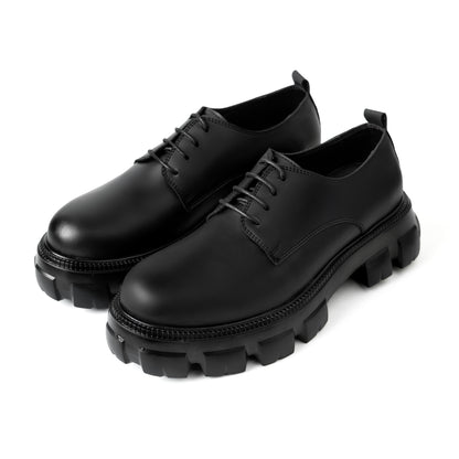 Matte Black Chunky Shoes