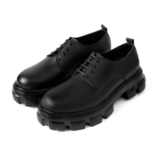 Matte Black Chunky Shoes