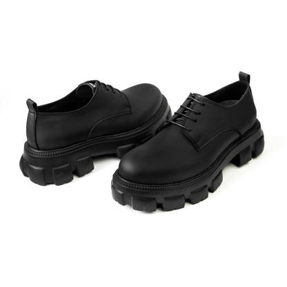 Matte Black Chunky Shoes
