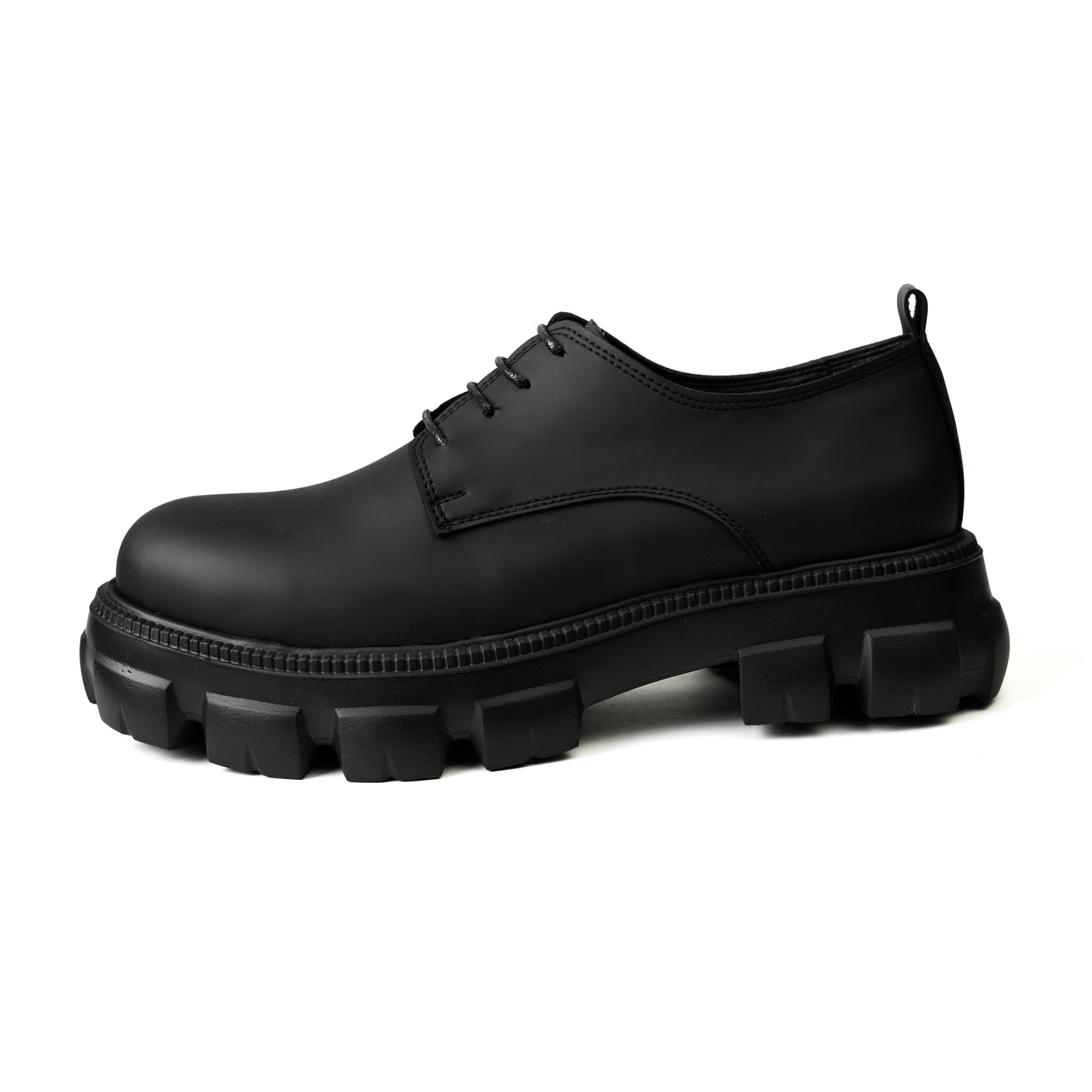 Matte Black Chunky Shoes