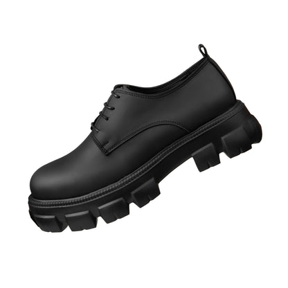 Matte Black Chunky Shoes
