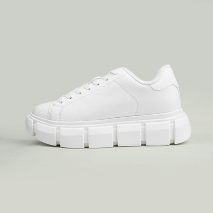 ZARA CHUNKY LACE UP SNEAKERS 2208-520-white