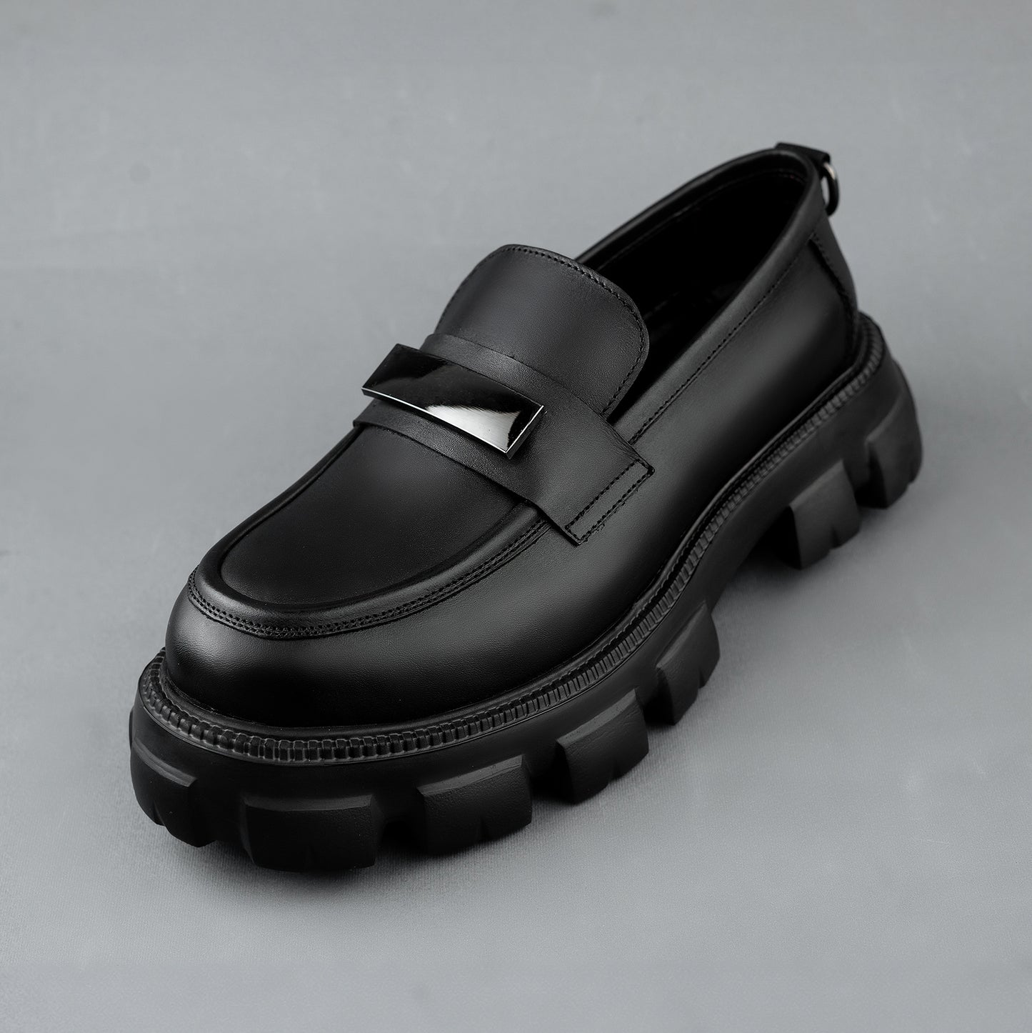 EVACI Black Loafer