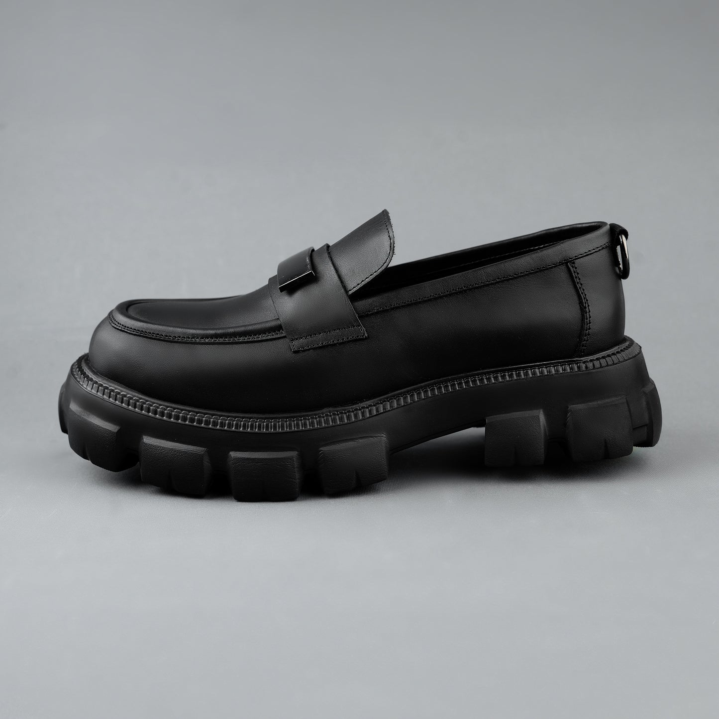 EVACI Black Loafer
