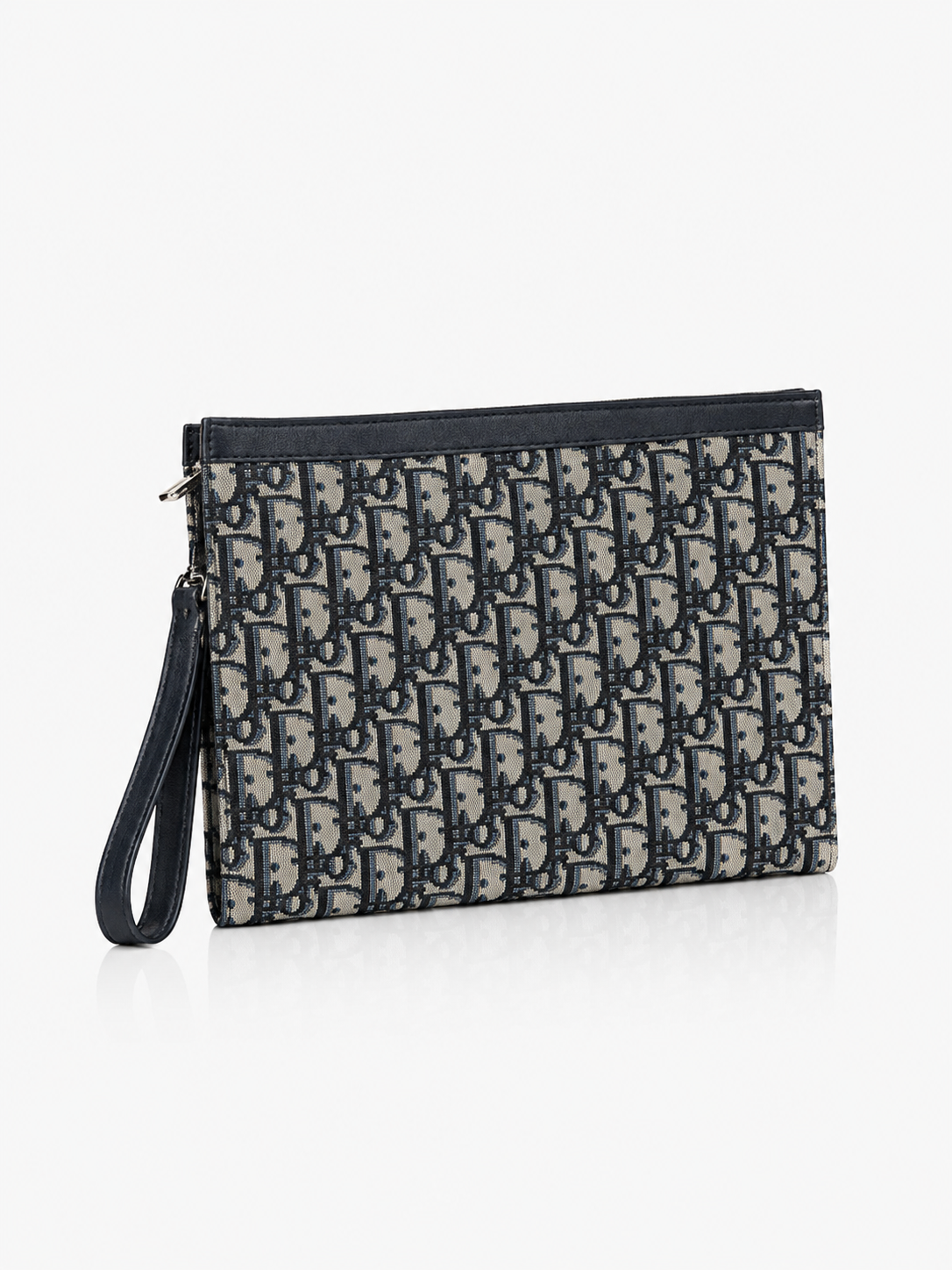 Monogram Wristlet Clutch