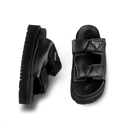 Prada Leather Slides