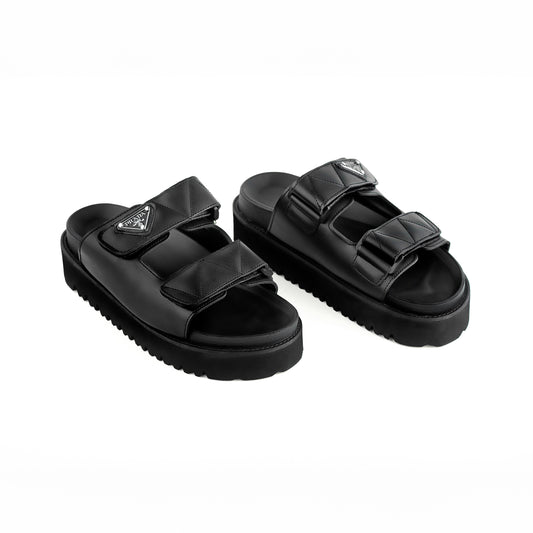 Prada Leather Slides