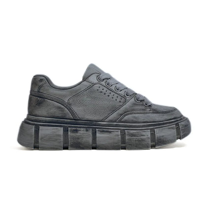 ZARA CHUNKY LACE UP SNEAKERS 2449-420-GRY