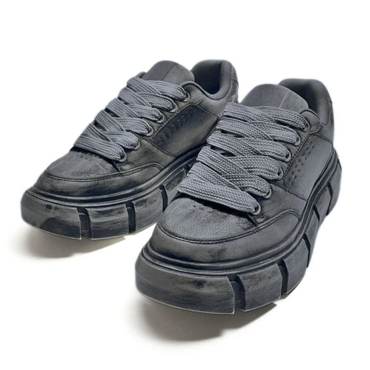 ZARA CHUNKY LACE UP SNEAKERS 2449-420-GRY